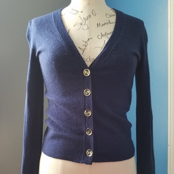Lilly Pulitzer Melody Cardigan in True Navy - sz S - Picture 1 of 2